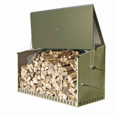 Trimetals Log Store – Green Trimetals Log Store – Green